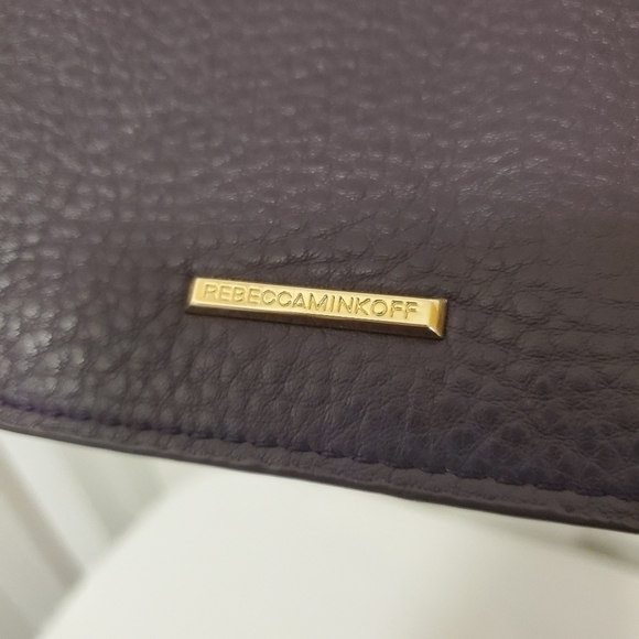Rebecca Minkoff Sofia Purple Leather/Suede Clutch/Crossbody - Picture 6 of 15
